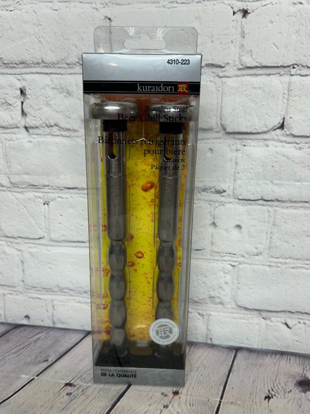 Kuradori Stainless Steel Beer Chill Sticks 4310-223 - New in Box